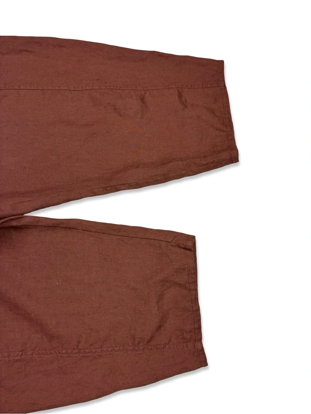 Everlane Brown Linen Utility Coveralls